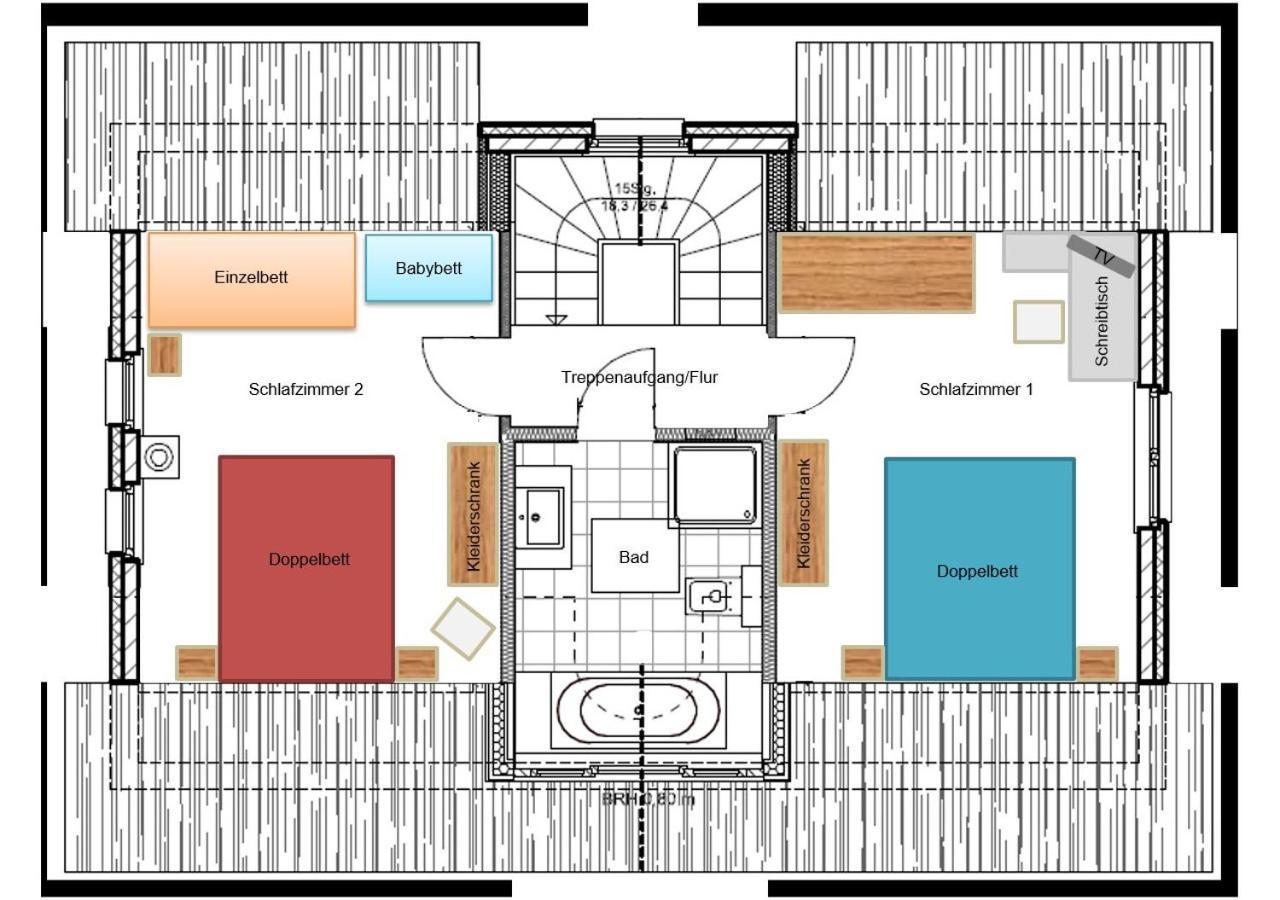 Modernes Reetdach-Ostseeferienhaus Bella Mare, Insel Usedom Mit Sauna, Kamin & Sonnenterrasse Zirchow Eksteriør bilde